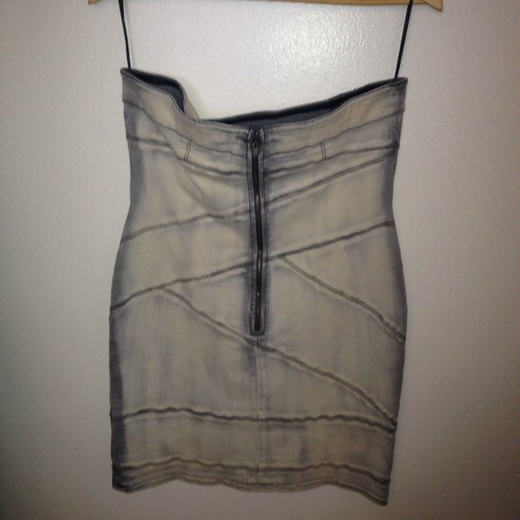 *Clearance* NWOT Urban Outfitters Silence + Noise Denim Banded Dress Size Large - Picture 3 of 3